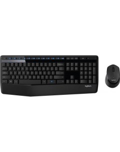 Клавиатура мышь MK345 клав черный мышь черный USB 2 0 беспроводная Multimedia Logitech