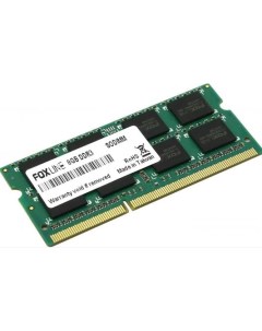 Оперативная память для ноутбука 8Gb 1x8Gb PC3 12800 1600MHz DDR3 SO DIMM CL11 FL1600D3S11L 8G Foxline