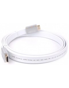 Кабель HDMI 1 8м ACG568F S 1 8M плоский белый серебристый Aopen