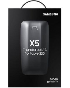 Внешний твердотельный накопитель SSD 500GB X5 Thunderbolt 3 MU PB500B WW Samsung