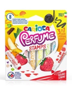 Фломастеры Perfume Stamps 42988 8цв блистер картонный Carioca
