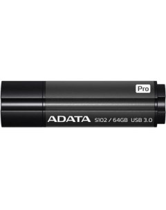 Флешка 64Gb AS102P 64G RGY USB 3 0 серый черный Adata