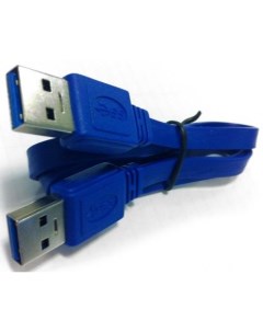 Кабель соединительный USB 3 0 AM AM 1 0м экранированный синий CCP USB3 AMAM 1M Gembird