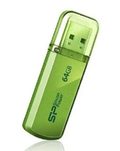 Флешка USB 64GB Helios 101 SP064GBUF2101V1N зеленый Silicon power