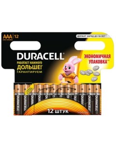 Батарейки Basic LR03 AAA AAA 12 шт Duracell