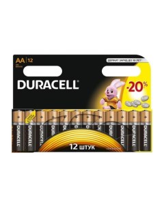Батарейки Basic AA 12 шт LR6 12BL Duracell