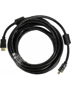 Кабель HDMI 5м 841154 круглый черный Ningbo