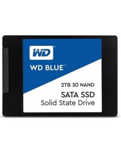 Твердотельный накопитель SSD 2 5 2 Tb Blue Read 560Mb s Write 530Mb s 3D NAND TLC WDS200T2B0A Western digital