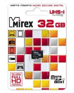 Флеш карта microSD 32GB microSDHC Class 10 UHS I 13612 MCSUHS32 Mirex