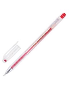 Гелевая ручка Hi Jell красный 0 35 мм HJR 500B Crown