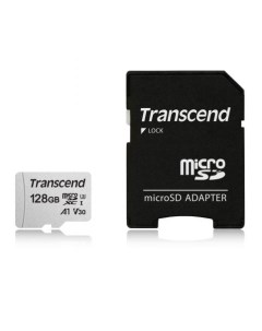 Карта памяти microSDXC 128Gb TS128GUSD300S A Transcend