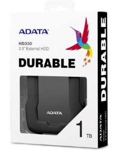 Внешний жесткий диск 2 5 1 Tb USB 3 1 A Data AHD330 1TU31 CBK HD330 черный Adata