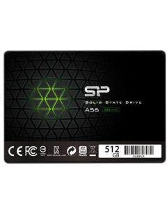 Твердотельный накопитель SSD 2 5 512 Gb Ace A56 Read 560Mb s Write 530Mb s 3D NAND TLC Silicon power