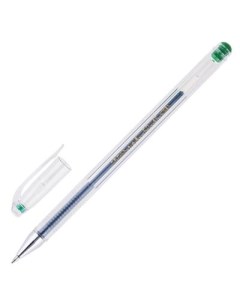 Гелевая ручка Hi Jell зеленый 0 35 мм HJR 500B Crown