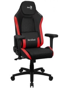 Кресло для геймеров CROWN Leatherette Black Red чёрный красный Aerocool