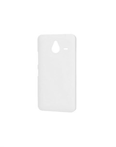 Чехол накладка CLIPCASE PC Soft Touch для Microsoft Lumia 640 XL белая Pulsar