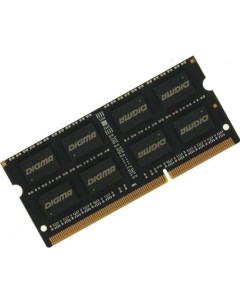 Оперативная память для ноутбука 8Gb 1x8Gb PC3 12800 1600MHz DDR3L SO DIMM Unbuffered CL11 DGMAS31600 Digma