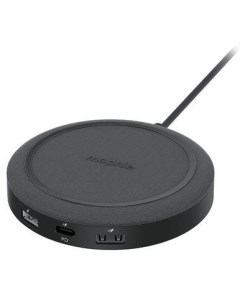 Беспроводное зарядное устройство Universal Wireless Charging Hub Цвет черный В комплекте адаптер пит Mophie