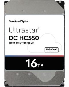 Жесткий диск WD Original SAS 3 0 16Tb 0F38357 WUH721816AL5204 Ultrastar DC HC550 7200rpm 512Mb 3 5 Western digital
