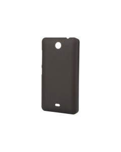 Чехол накладка CLIPCASE PC Soft Touch для Microsoft Lumia 430 Dual черная Pulsar