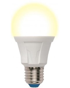 Лампа светодиодная груша LED A60 E27 16W 3000K Uniel