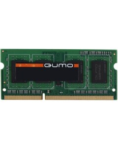 Оперативная память 4Gb 1x4Gb PC3 12800 1600MHz DDR3 SO DIMM CL11 QUM3S 4G1600C11 Qumo