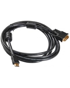 Кабель HDMI DVI D 1 8м позолоченные контакты ферритовые кольца HDMI 19M DVI D 1 8M 817223 Buro