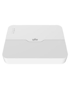 Видеорегистратор IP 8 канальный 4K с 8 PoE портами и разрешением записи до 4К пласт корпус Unv