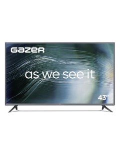 Телевизор TV43 FS2G серый Gazer