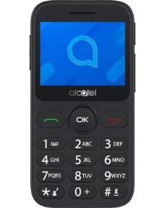 Мобильный телефон 2020X серый моноблок 1Sim 2 4 240x320 Nucleus 0 3Mpix GSM900 1800 GSM1900 FM micro Alcatel