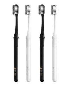 Набор зубных щеток Bass Toothbrush Bamboo Joint 4 Pieces Dr.bei