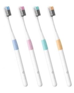 Набор зубных щеток Bass Toothbrush Classic with 1 Travel Package 4 Pieces Xiaomi Version Dr.bei