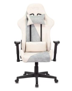 Кресло для геймеров VIKING X белый серо голубой Zombie
