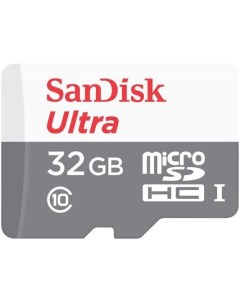 Карта памяти microSDHC 32Gb SDSQUNR 032G GN3MA Ultra Sandisk