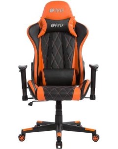 Кресло для геймеров HGS 112 чёрный оранжевый Hiper