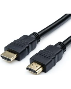 Кабель HDMI 10м AT7394 круглый черный Atcom