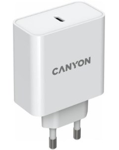 Зарядное устройство H 65 USB C 4 2А белый Canyon