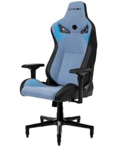 Кресло для геймеров LEGEND TR чёрный синий Karnox
