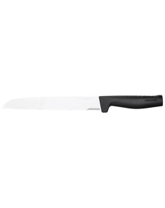Нож Hard Edge 1054945 стальной для хлеба лезв 218мм прямая заточка черный Fiskars