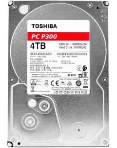 Жесткий диск 3 5 4 Tb 5400 rpmrpm 128 MbMb cache P300 SATA III 6 Gb s Toshiba