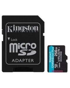 Флеш карта microSDXC 256Gb UHS II Class U3 V30 A2 чтение 170Мб с запись 90Мб с с адаптером SDCG3 256 Kingston
