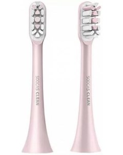 Комплект насадок для зубной щетки Sonic Electric Toothbrush 2шт розовый Soocas