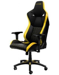 Кресло для геймеров LEGEND TR чёрный жёлтый Karnox