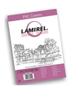 Обложка Lamirel A4 красный 100шт LA 7878101 Fellowes