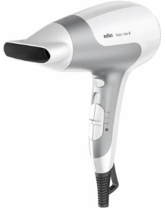 Фен HD 580 Satin Hair 5 белый серый Braun