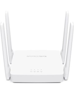 Wi Fi роутер AC10 802 11abgnac 1167Mbps 2 4 ГГц 5 ГГц 2xLAN RJ 45 белый Mercusys