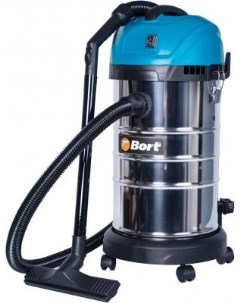 Промышленный пылесос BSS 1630 SmartAir сухая влажная уборка чёрный синий Bort