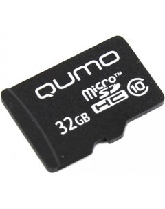 Карта памяти Micro SDHC 32Gb class 10 QM32GMICSDHC10NA Qumo