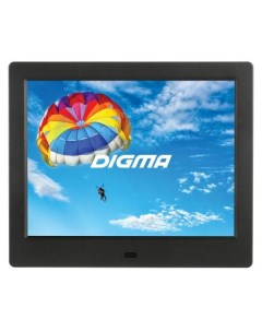 Фоторамка 8 PF 843 IPS 1024x768 черный пластик ПДУ Видео Digma