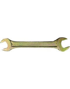 Ключ рожковый 14 х 17 мм желтый цинк Сибртех